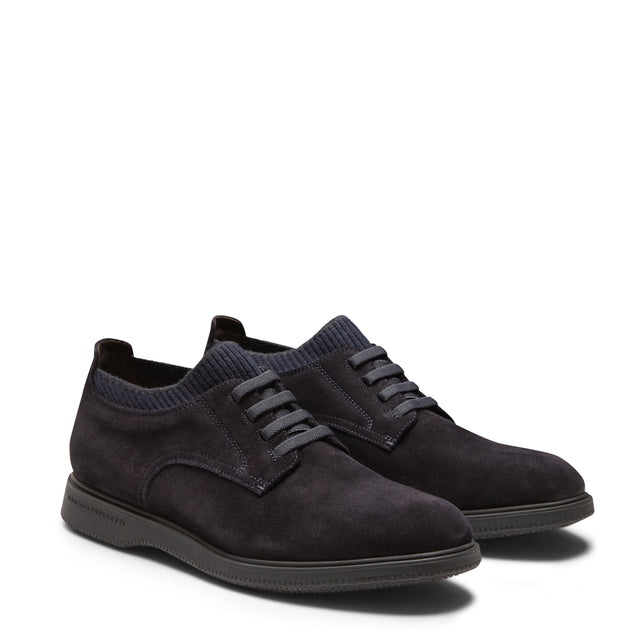 Derby in suede