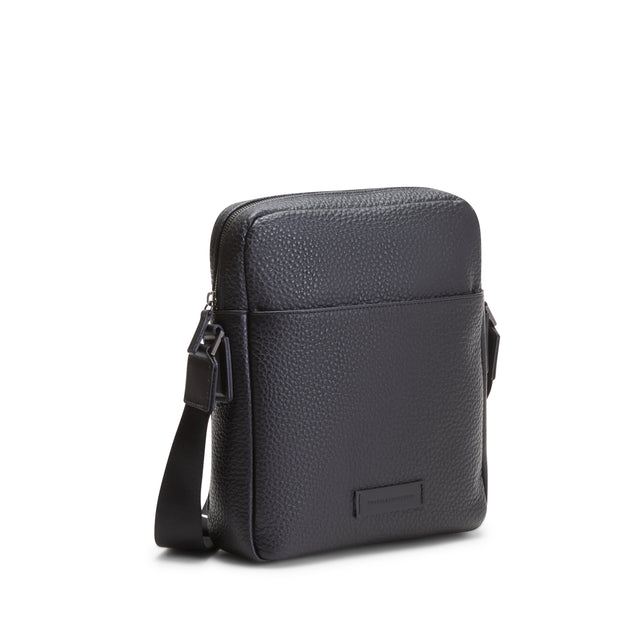 Bolso messenger de piel para hombre