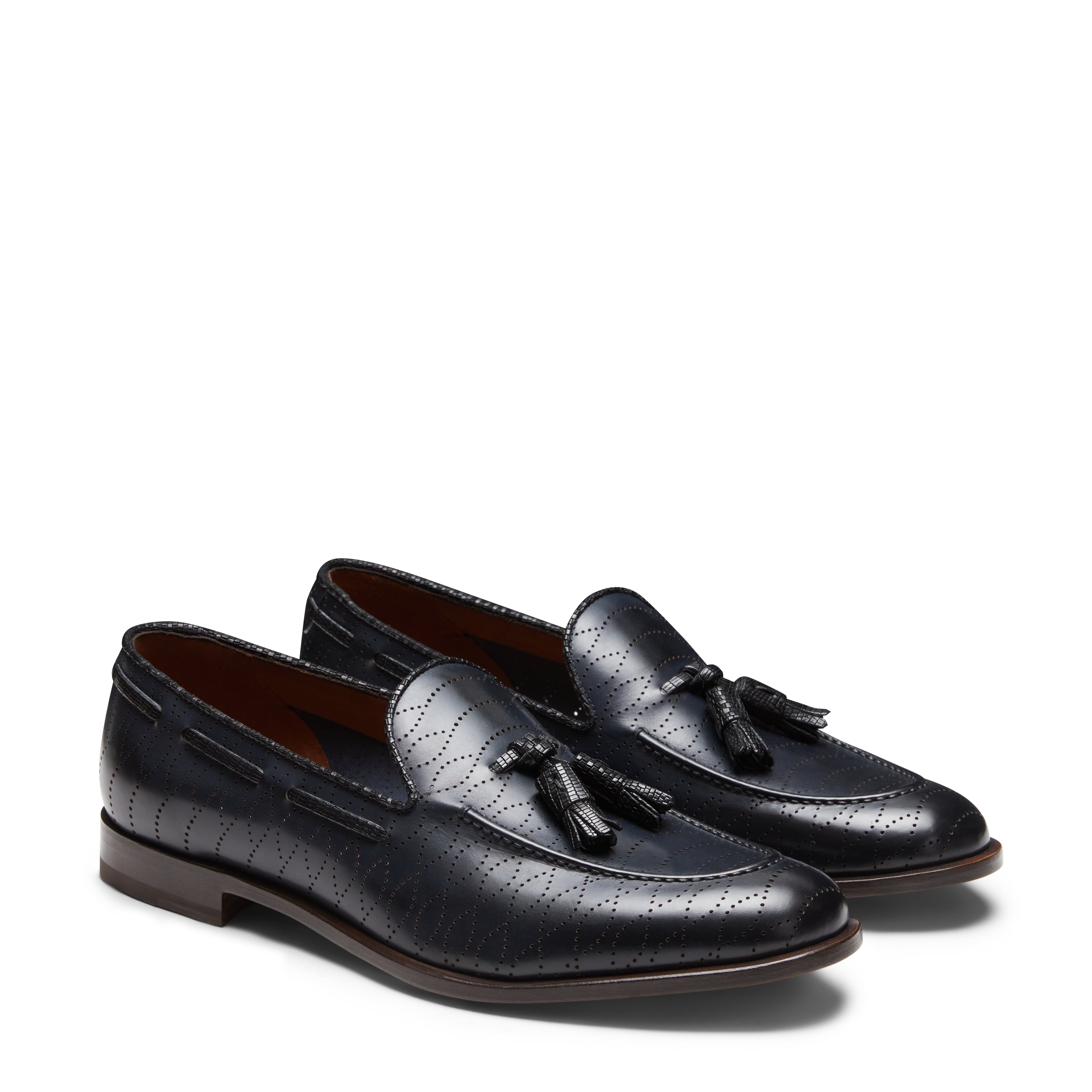Green and Brown Leather Brera Loafer|Fratelli Rossetti
