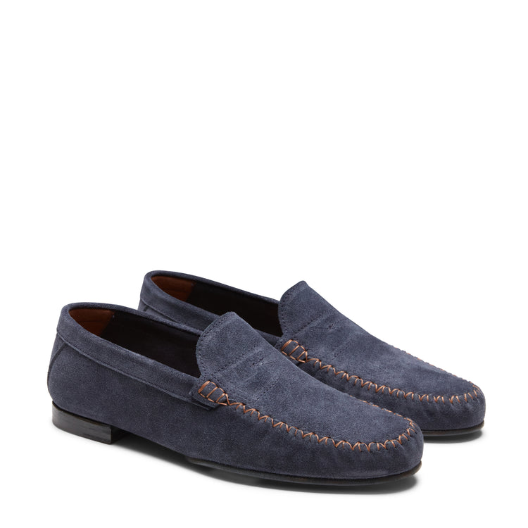 Mocassino tubolare in suede