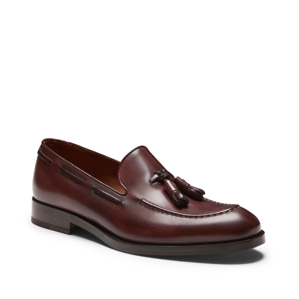 Fratelli Rossetti Men\'s Burgundy Lizard Skin Tassel Loafer Size 9 Slip On Fratelli Rossetti - Dark Brown Lizard Embossed Leather  main image 3