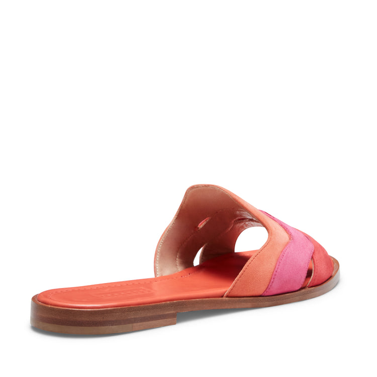 Sandalo in pelle scamosciata