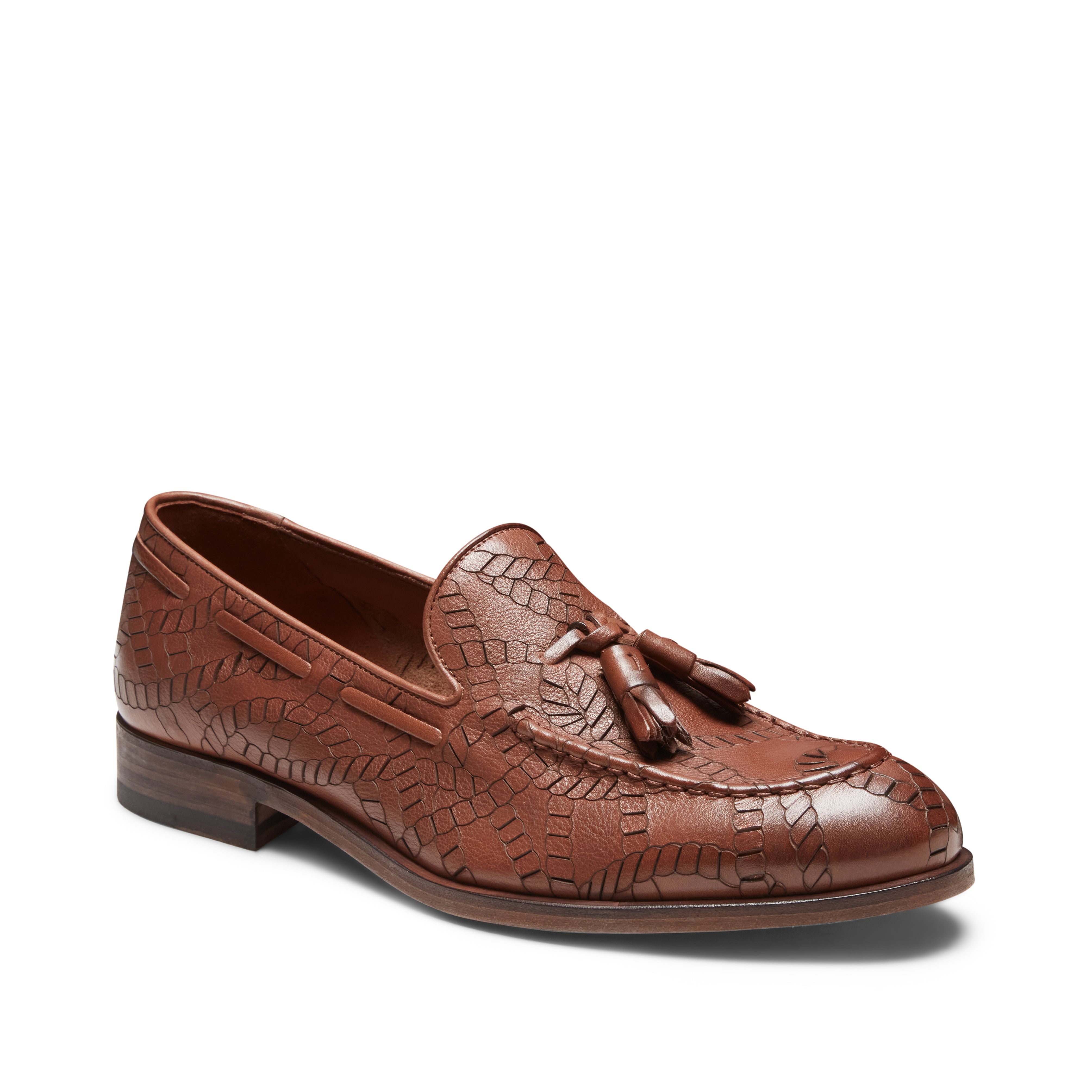 Men's Almond Leather Brera Loafer|Fratelli Rossetti