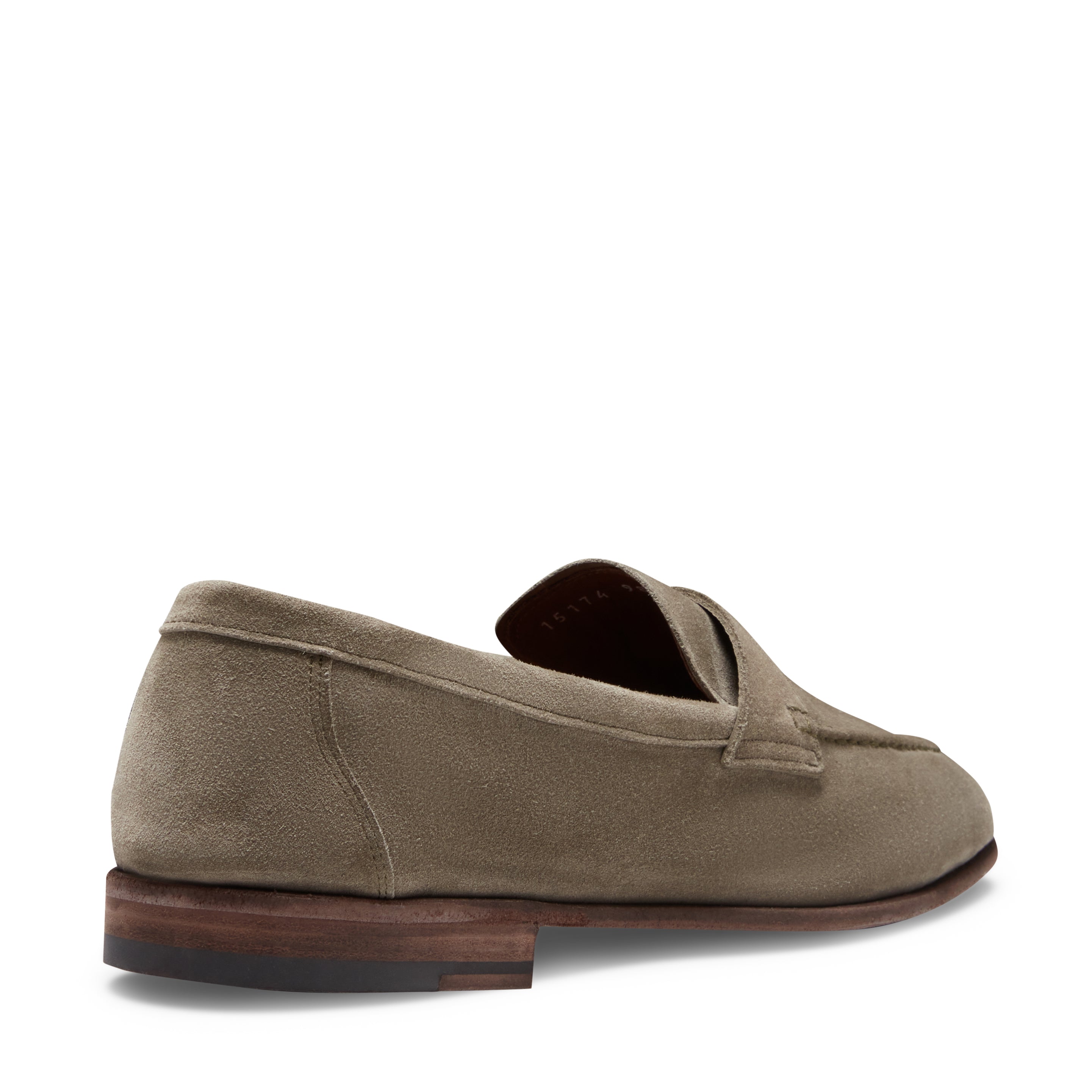Moss Green Suede Loafer|Fratelli Rossetti