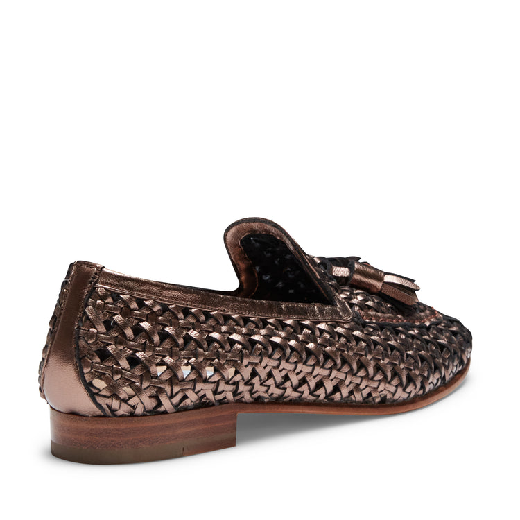 Mocassino Brera in pelle intrecciata da donna