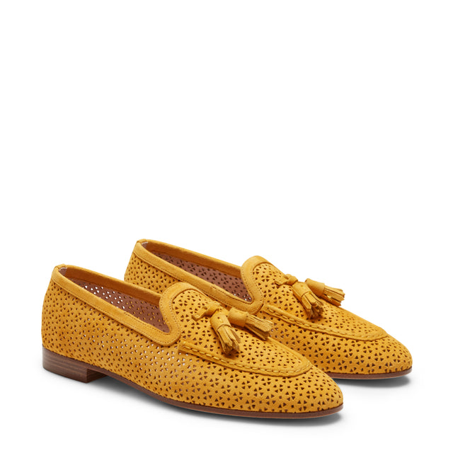 Perforated Leather Brera Loafer