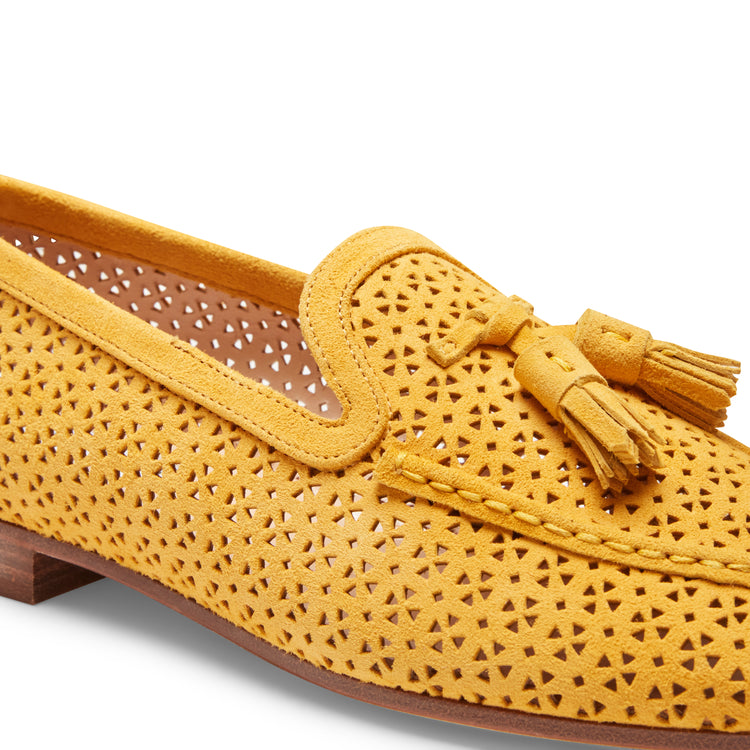 Perforated Leather Brera Loafer