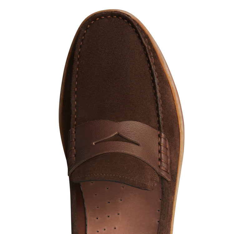 Mocassino tubolare in suede