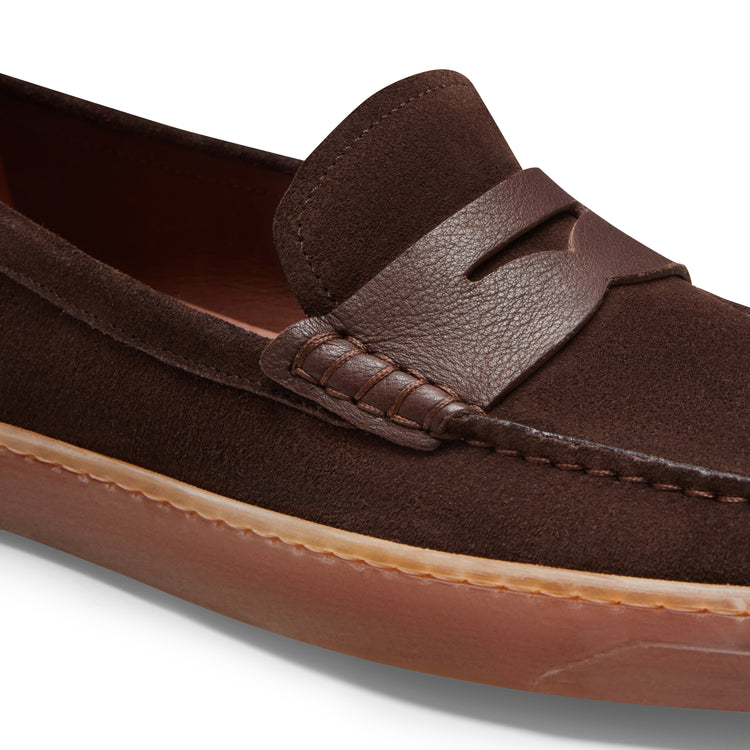 Mocassino tubolare in suede