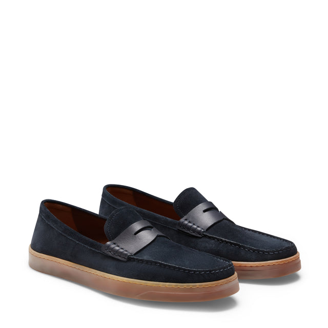 Mocassino tubolare in suede