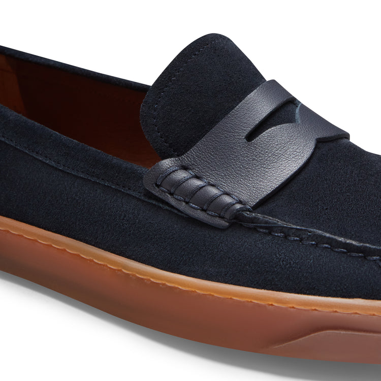 Mocassino tubolare in suede