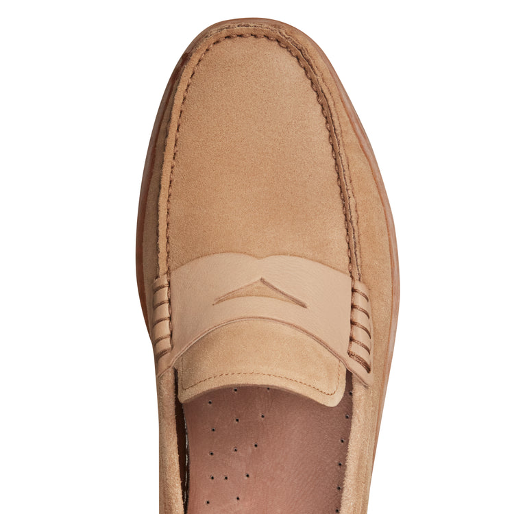 Mocassino tubolare in suede