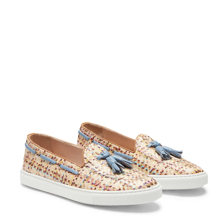 Mocassino Brera Sport in tessuto e pelle