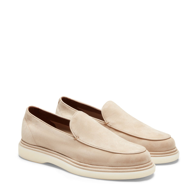 Mocassino in suede da uomo