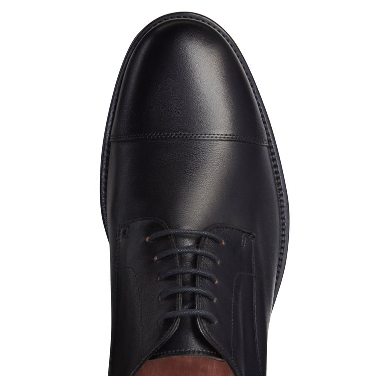 Stringata Derby in pelle