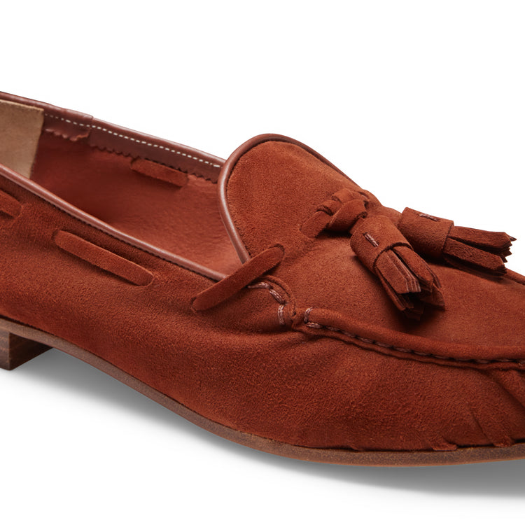 Mocassino Brera in suede da donna