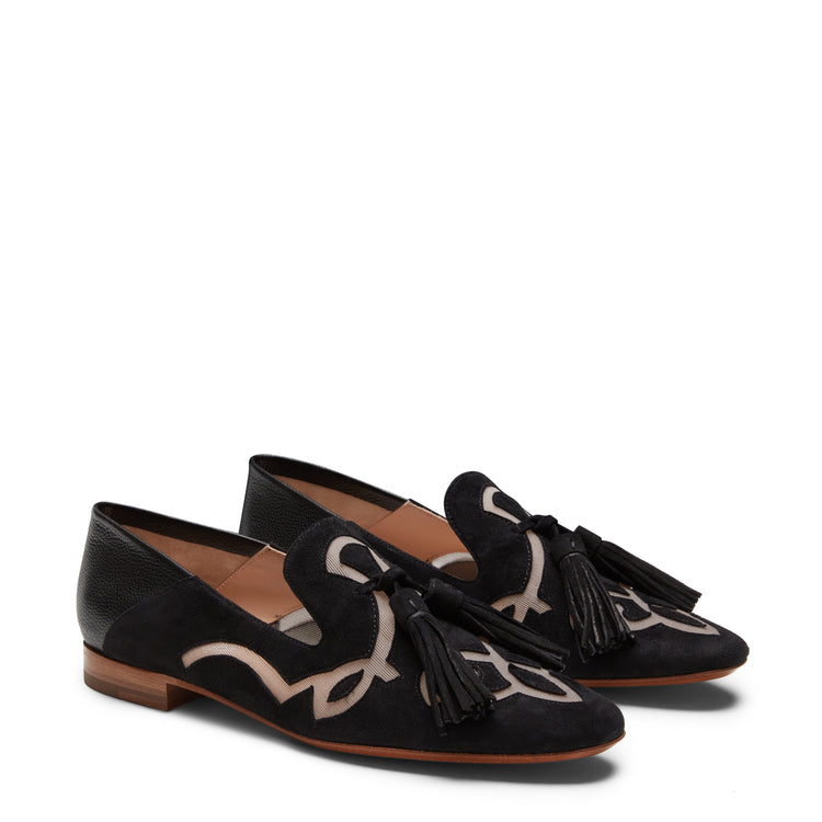 Slipper Hobo in suede