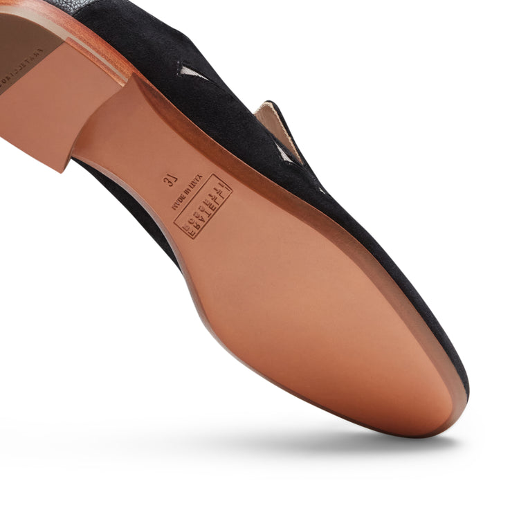 Slipper Hobo in suede