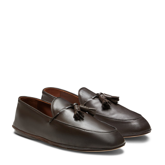 Chaussures sans lacets Brera en cuir pour hommes