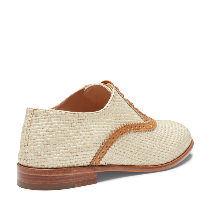 Francesina in tessuto e pelle