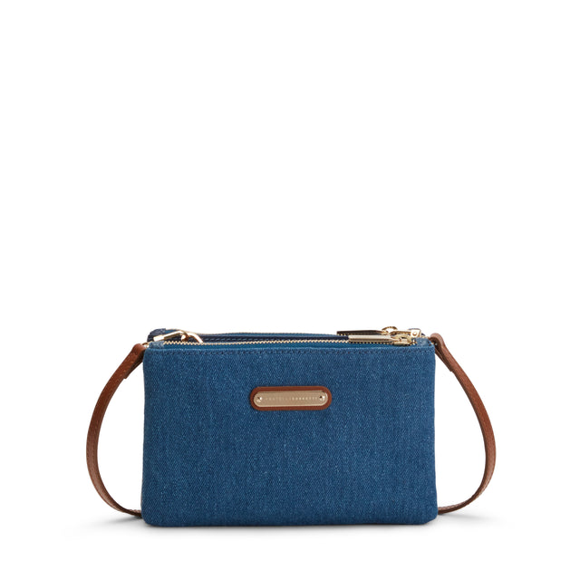 Bolso de mano Esquire de tejido y piel