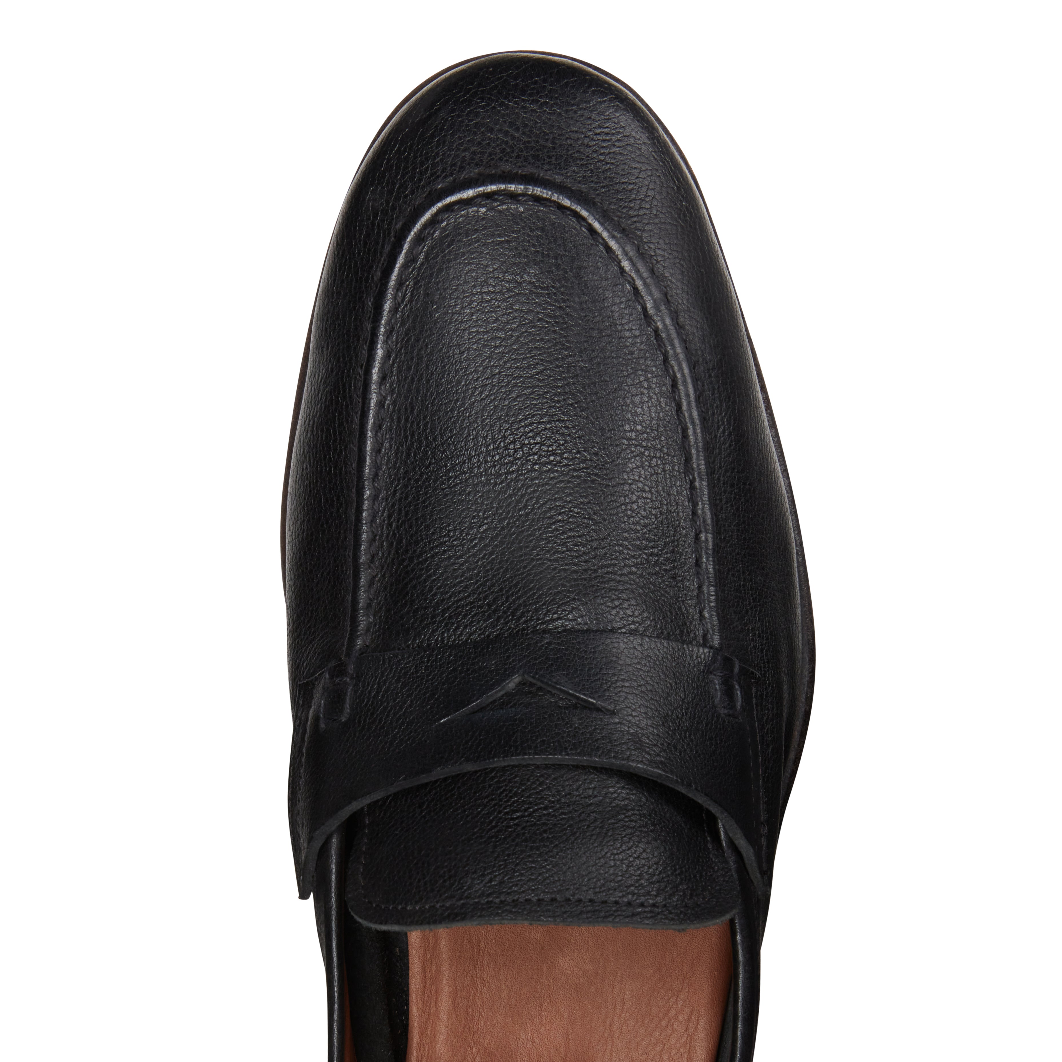 Black Leather Loafer|Fratelli Rossetti