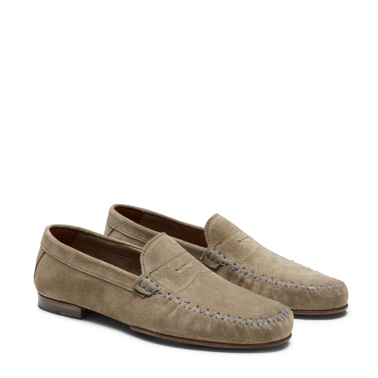 Mocassino tubolare in suede