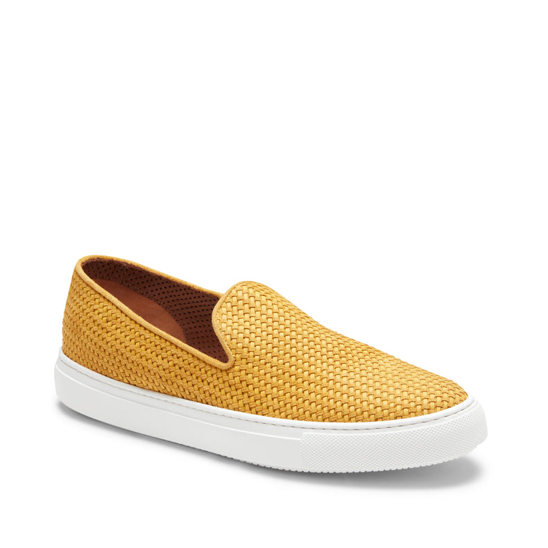 Slipper in suede intrecciato da uomo