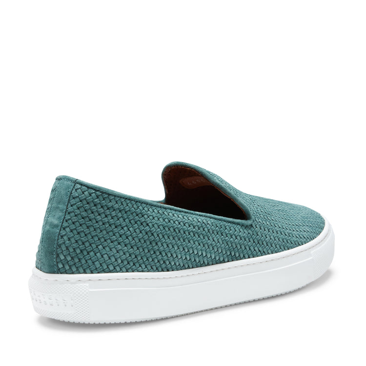 Slipper in suede intrecciato da uomo