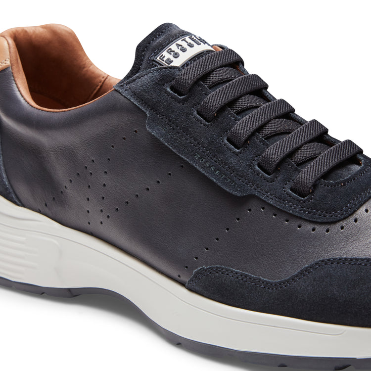 Deportiva de piel y ante para hombre