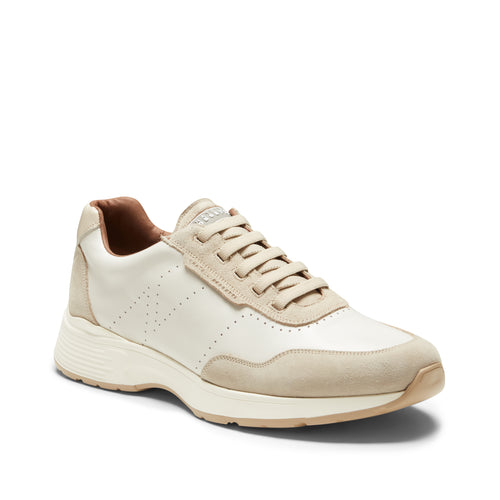 Herrensneaker aus Glatt- und Veloursleder