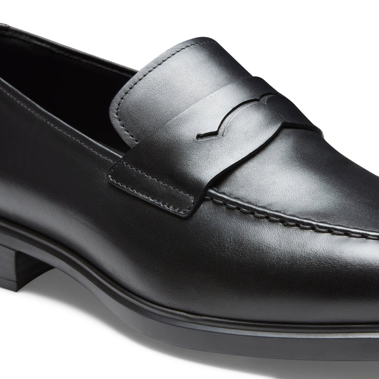 Mocassino Richard nero in pelle