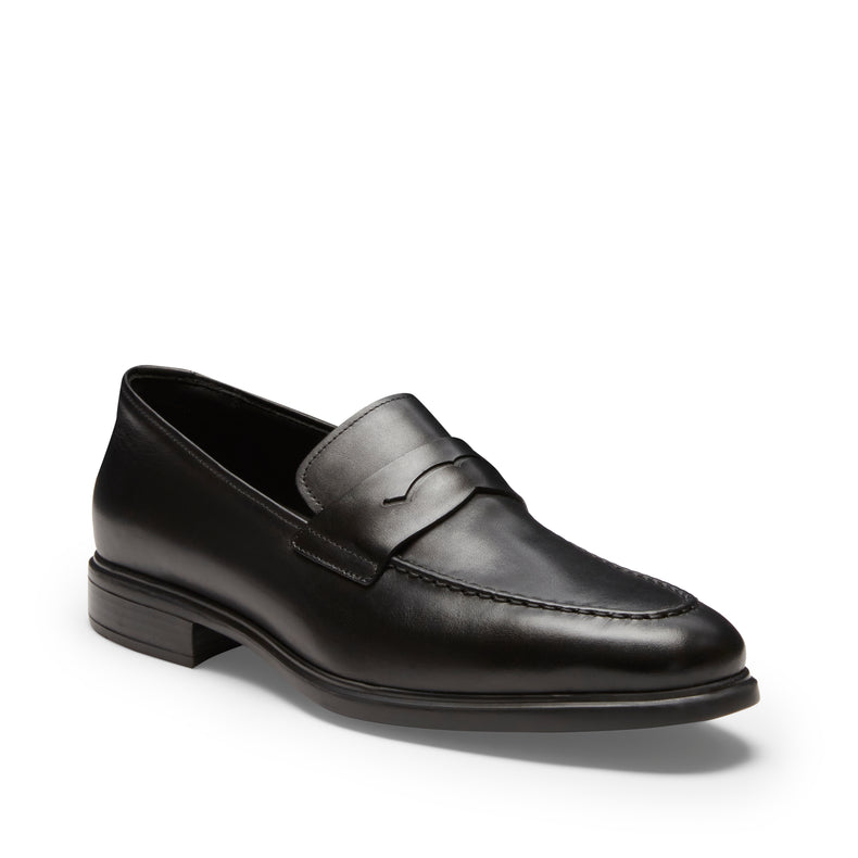 Mocassino Richard nero in pelle