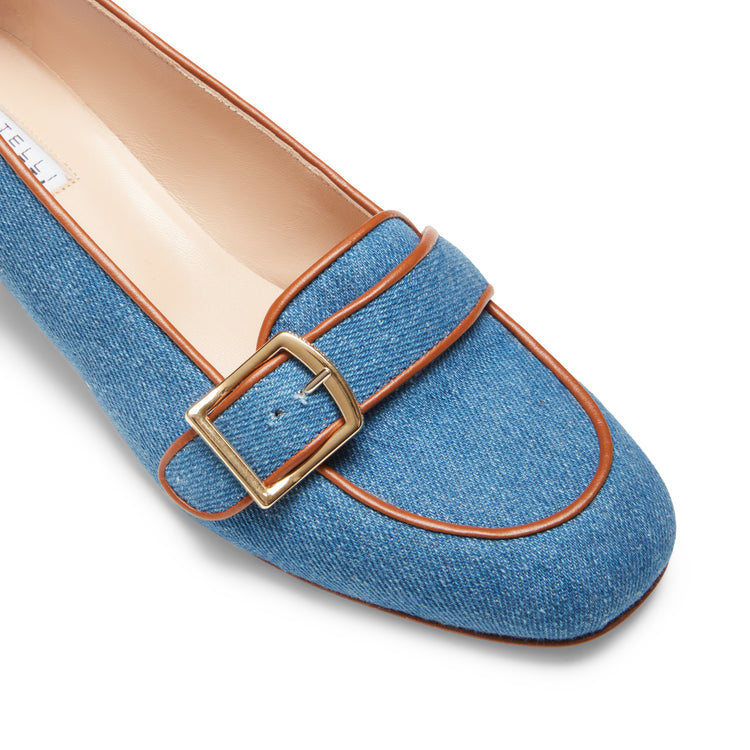 Damenloafer aus Denim