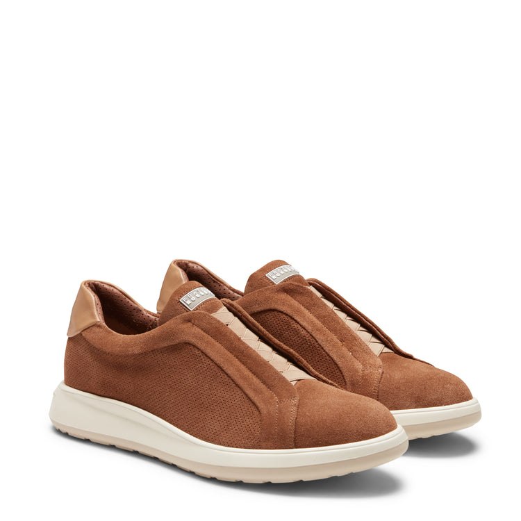 Herrensneaker aus Veloursleder