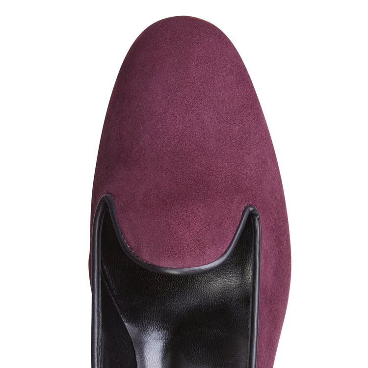Women's suede slippers