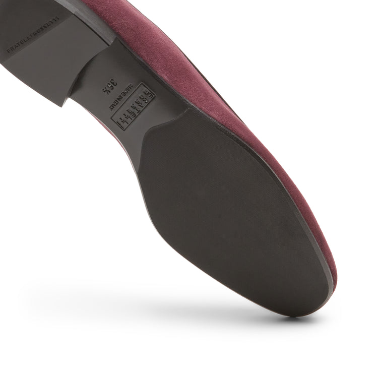 Women's suede slippers