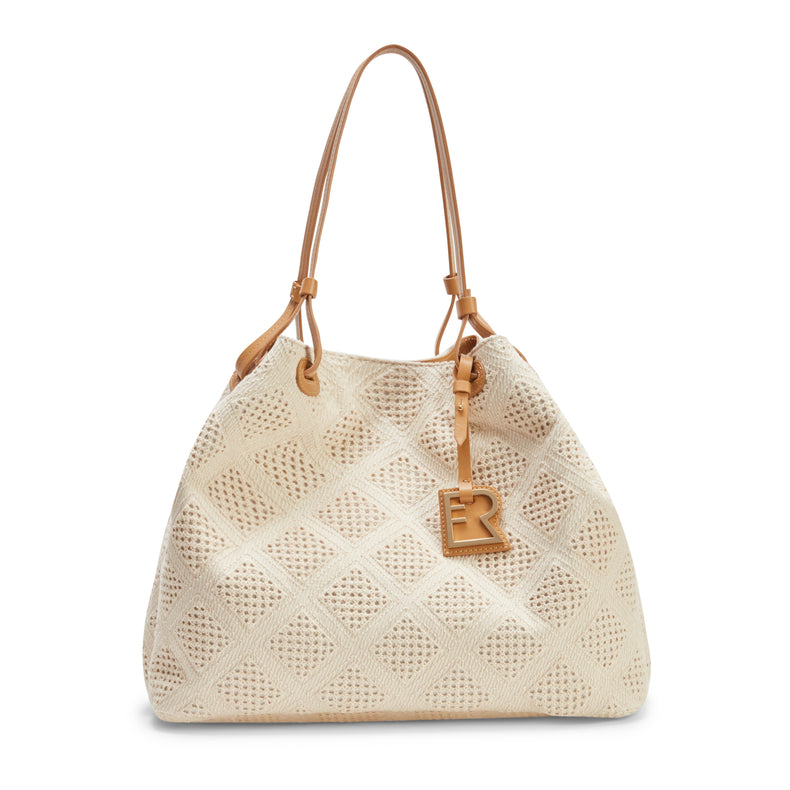 Royal Tote bag in tessuto e pelle