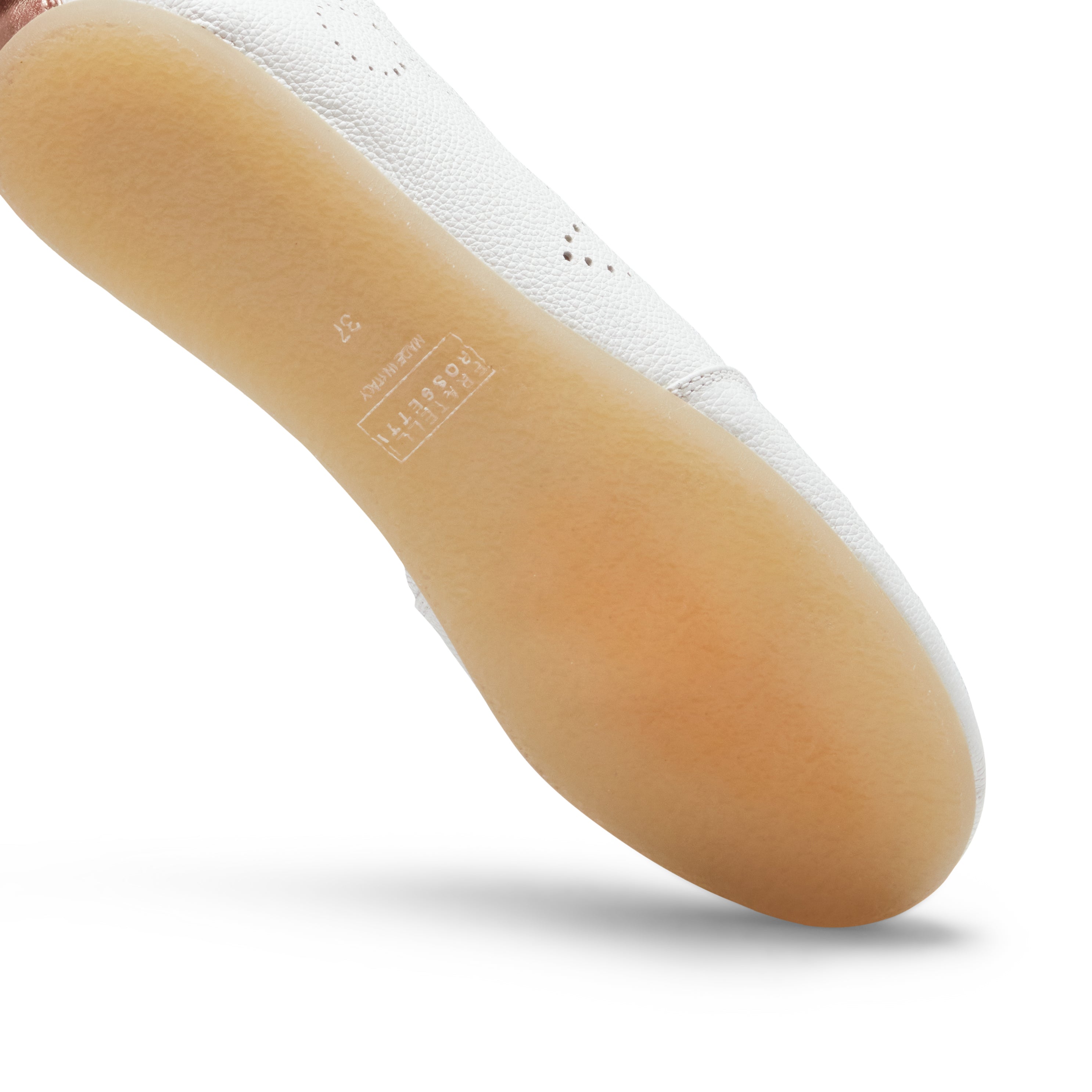 White leather flat - Fratelli Rossetti