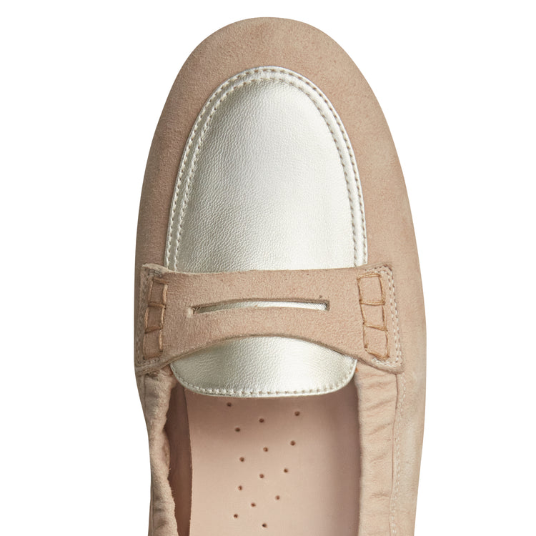 Mocassino slim flat in suede