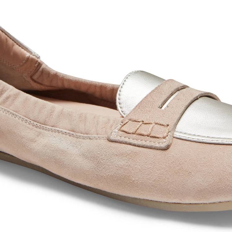 Mocassino slim flat in suede