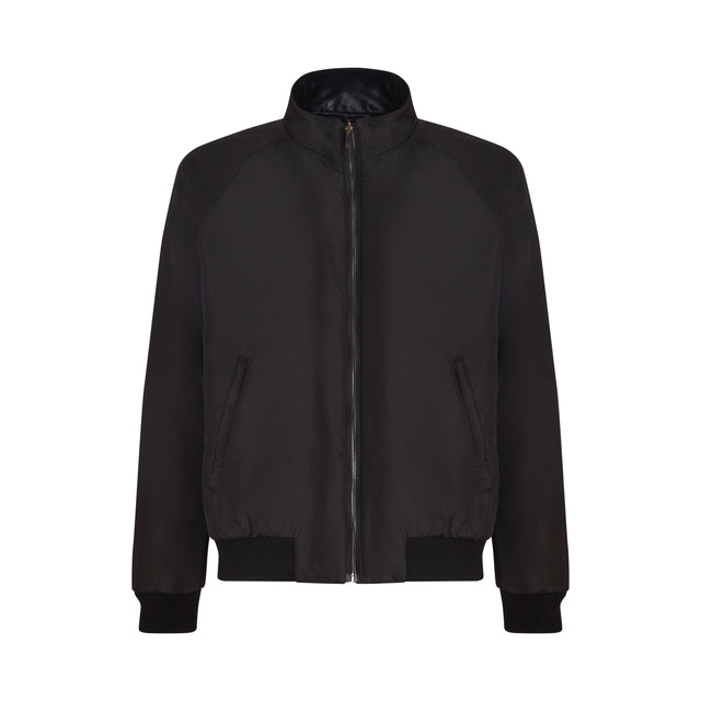 Giubbino reversibile in pelle