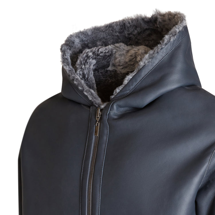 Blouson réversible en peau de mouton