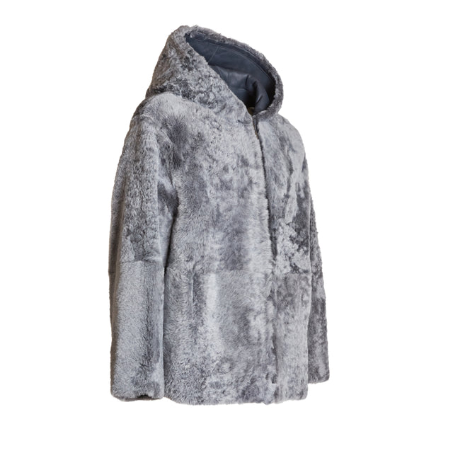 Blouson reversibile in shearling