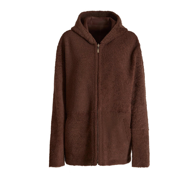 Giacca reversibile in shearling