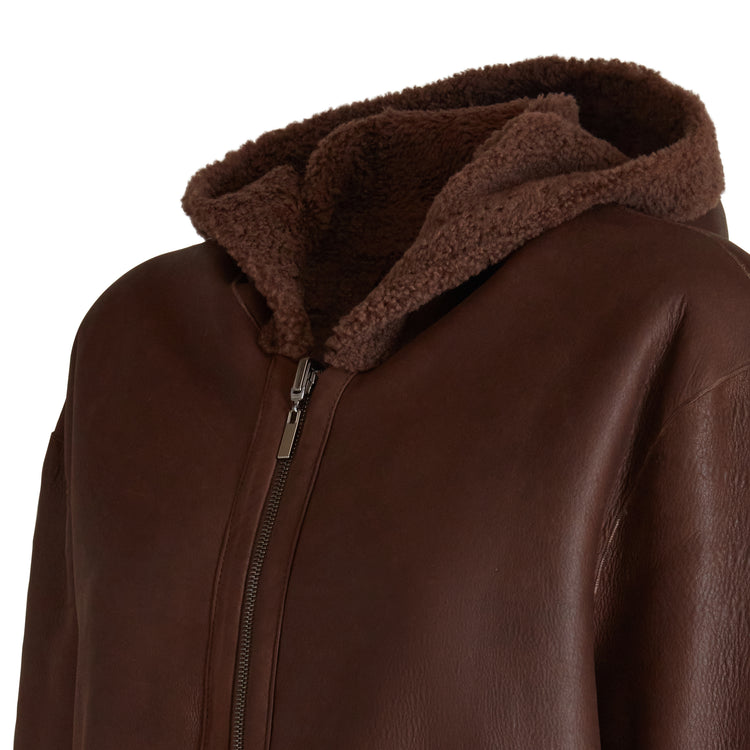 Chaqueta reversible de zalea