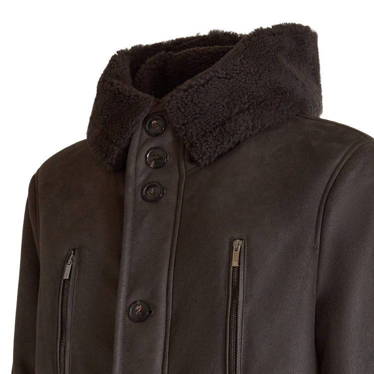 Cappotto in shearling