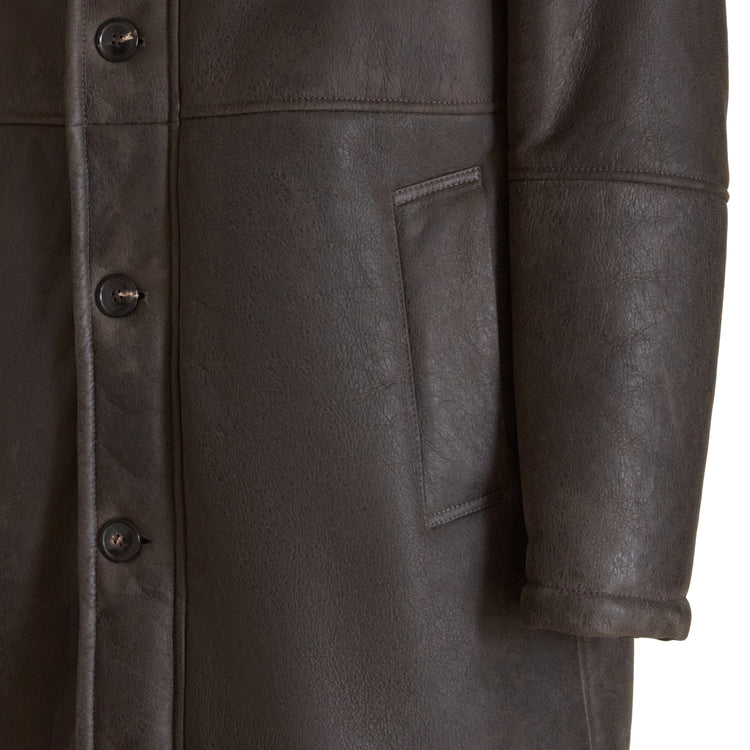 Cappotto in shearling