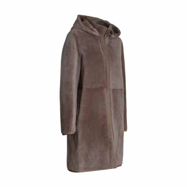 Manteau réversible en peau de mouton