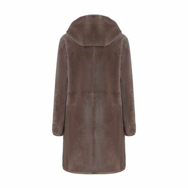 Manteau réversible en peau de mouton